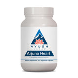 Ayush Herbs Arjuna Heart cápsulas detalle: soporte natural para energía diaria.