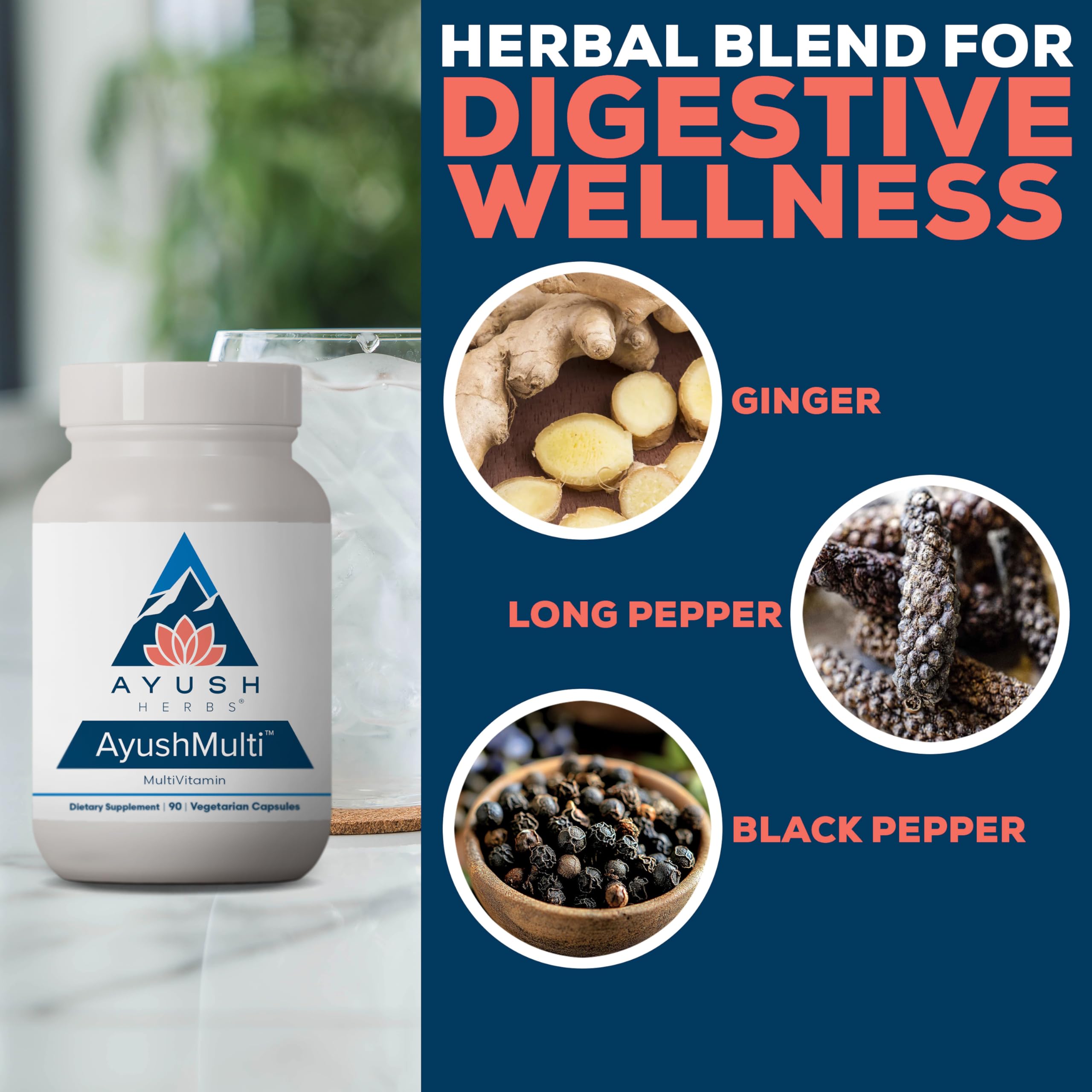 Ayush Multi: lista de ingredientes clave como zinc y biotina respaldando la nutrición