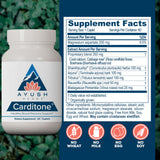 Ayush Herbs Carditone con rauwolfia para apoyar la función cardíaca
