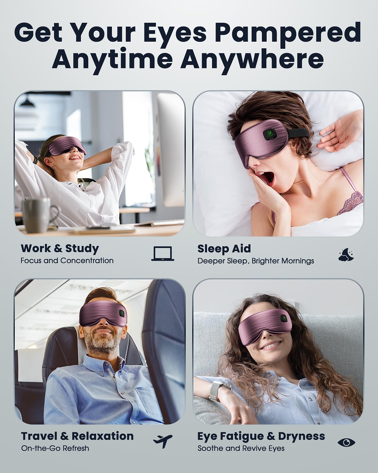 Azang mascarilla para viajes, ideal para largas jornadas