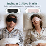 Azang Silk Sleep Mask con cierre ajustable para un ajuste cómodo durante el sueño
