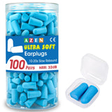 AZEN tapones auditivos, 32 dB de reducción, color azul lago, protección para dormir.