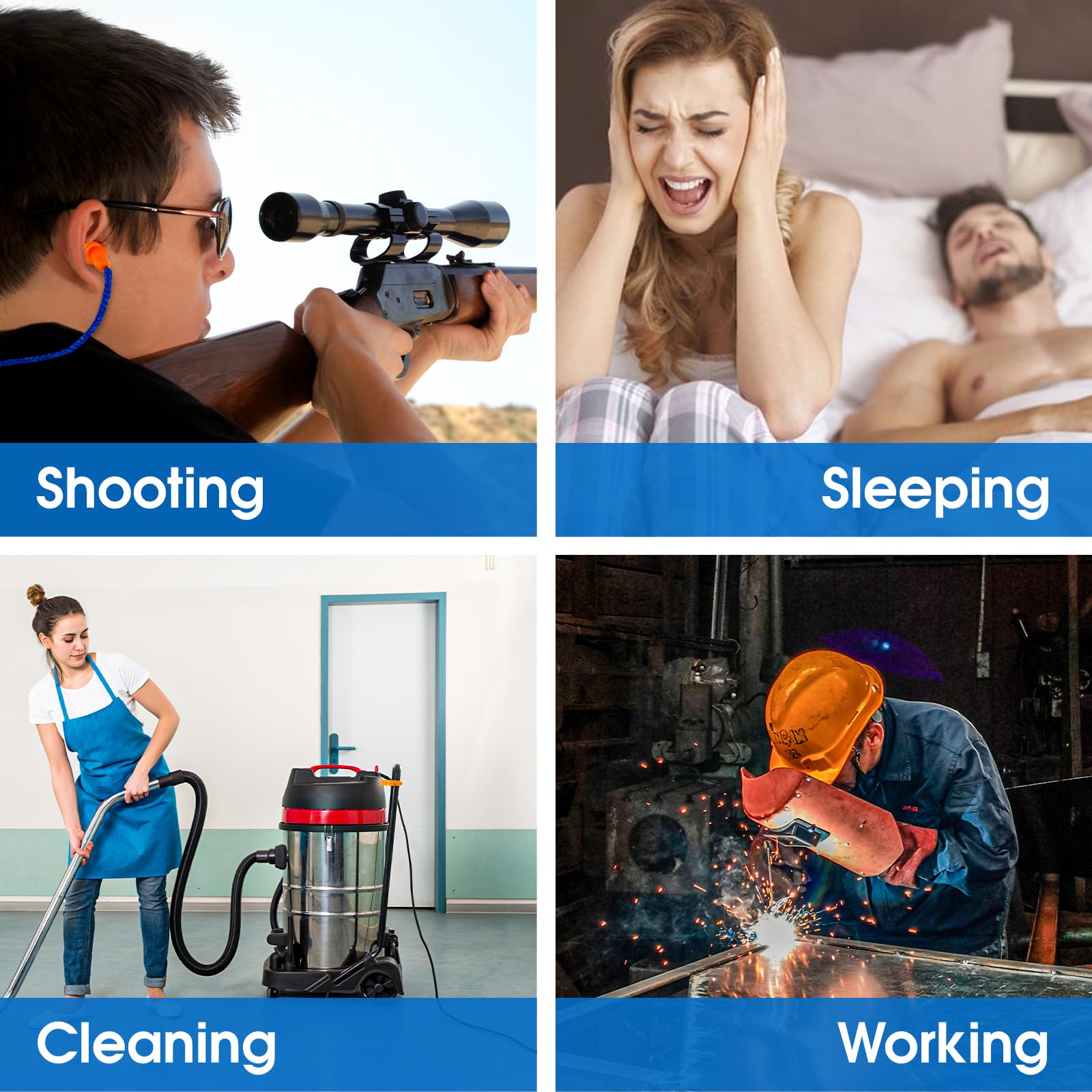 Ideal para dormir en entornos ruidosos o nocturnos.