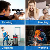 Ideal para dormir en entornos ruidosos o nocturnos.