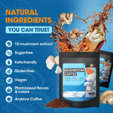 Ritual energizante con hongo café de B BEWORTHS