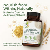 B-Experts Levadura de Cerveza envase 90 cápsulas, opción vegana
