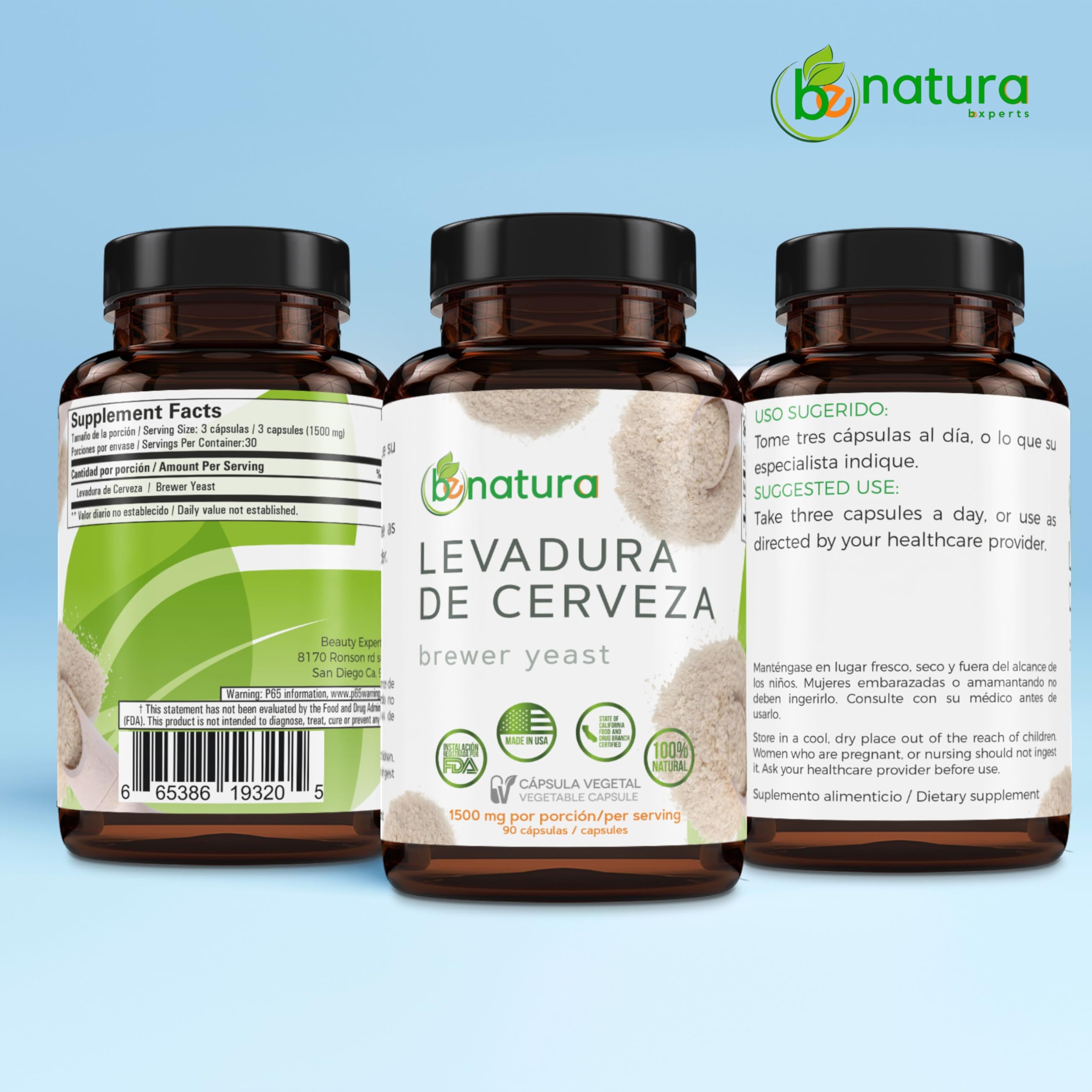 B-Experts Levadura de Cerveza presentación en Estados Unidos