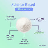 Etiqueta nutricional de B-FIT B Inositol Balance muestra relación 40:1.