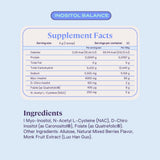 Ingredientes puros de B-FIT B Inositol Balance sin aditivos.
