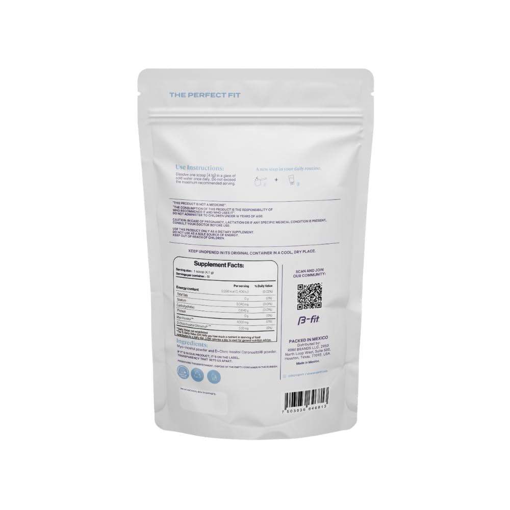 Presentación de B-FIT B Inositol en caja para iniciar la rutina.