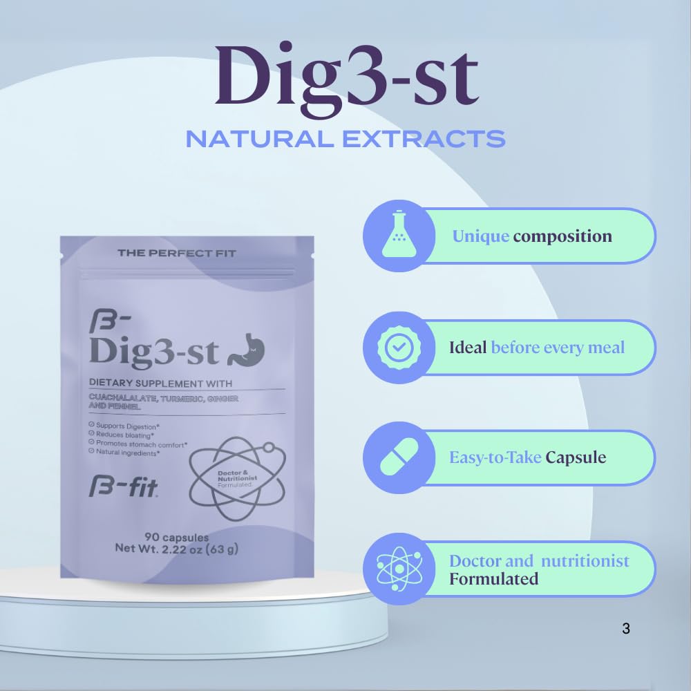 B-FIT Digestivo Herbal cúrcuma, ingrediente clave para soporte digestivo.