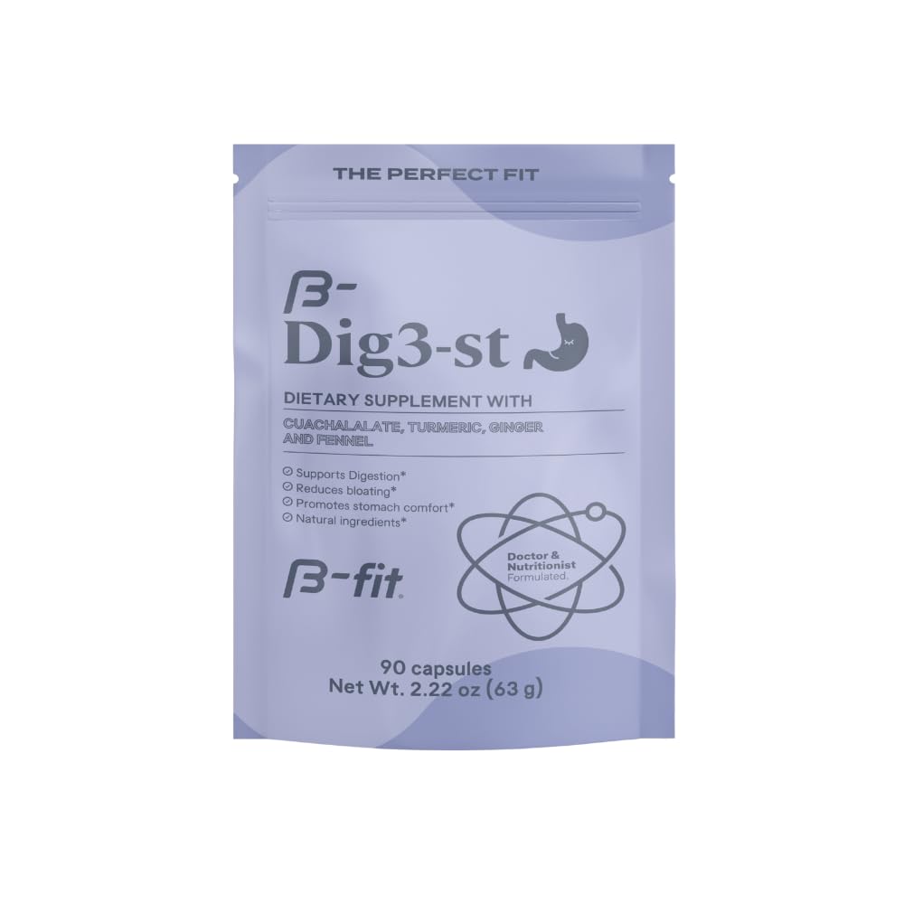 B-FIT Digestivo Herbal cápsulas, apoyo digestivo diario.