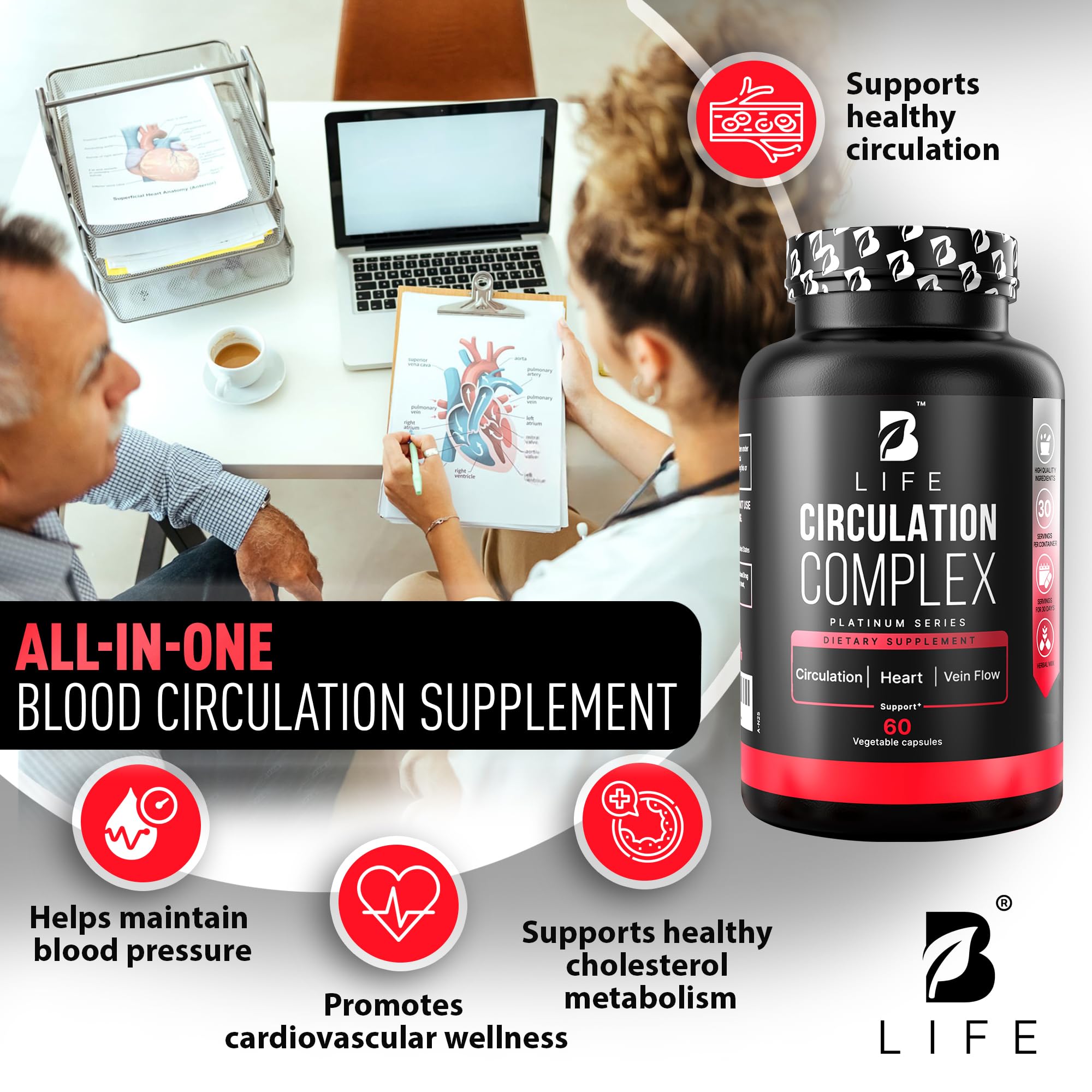 B Life uso diario para piernas activas y confort