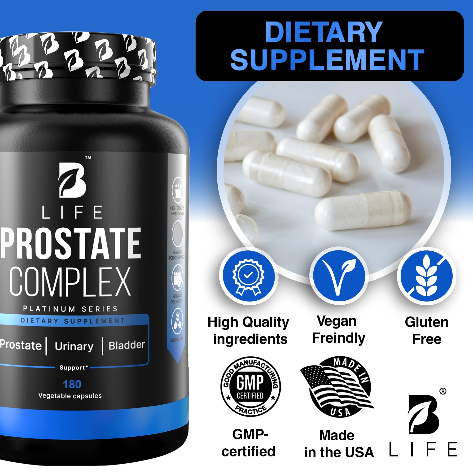 B Life Prostate Complex – ortiga, componente clave para hombres