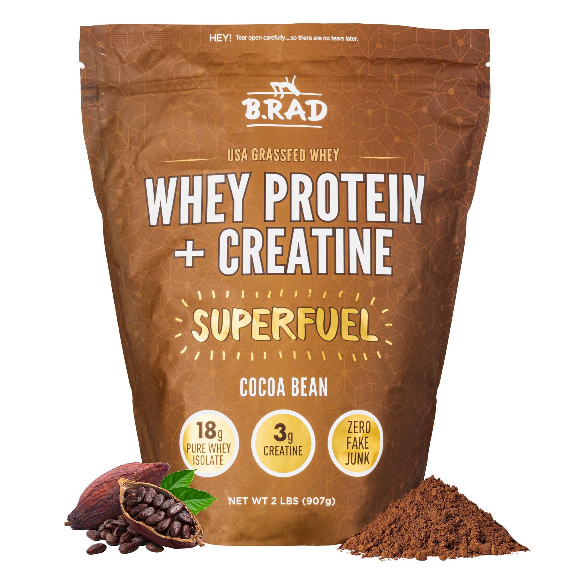 B.rad Superfuel bote de proteína aislada para entrenos.