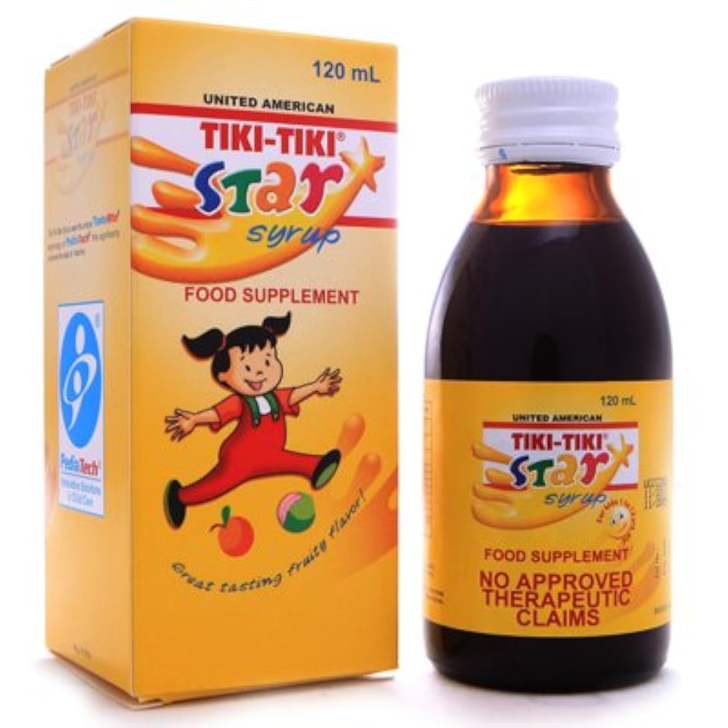 Baagialdic Tiki-Tiki Star Plus Jarabe: botella para apoyo al crecimiento y apetito.