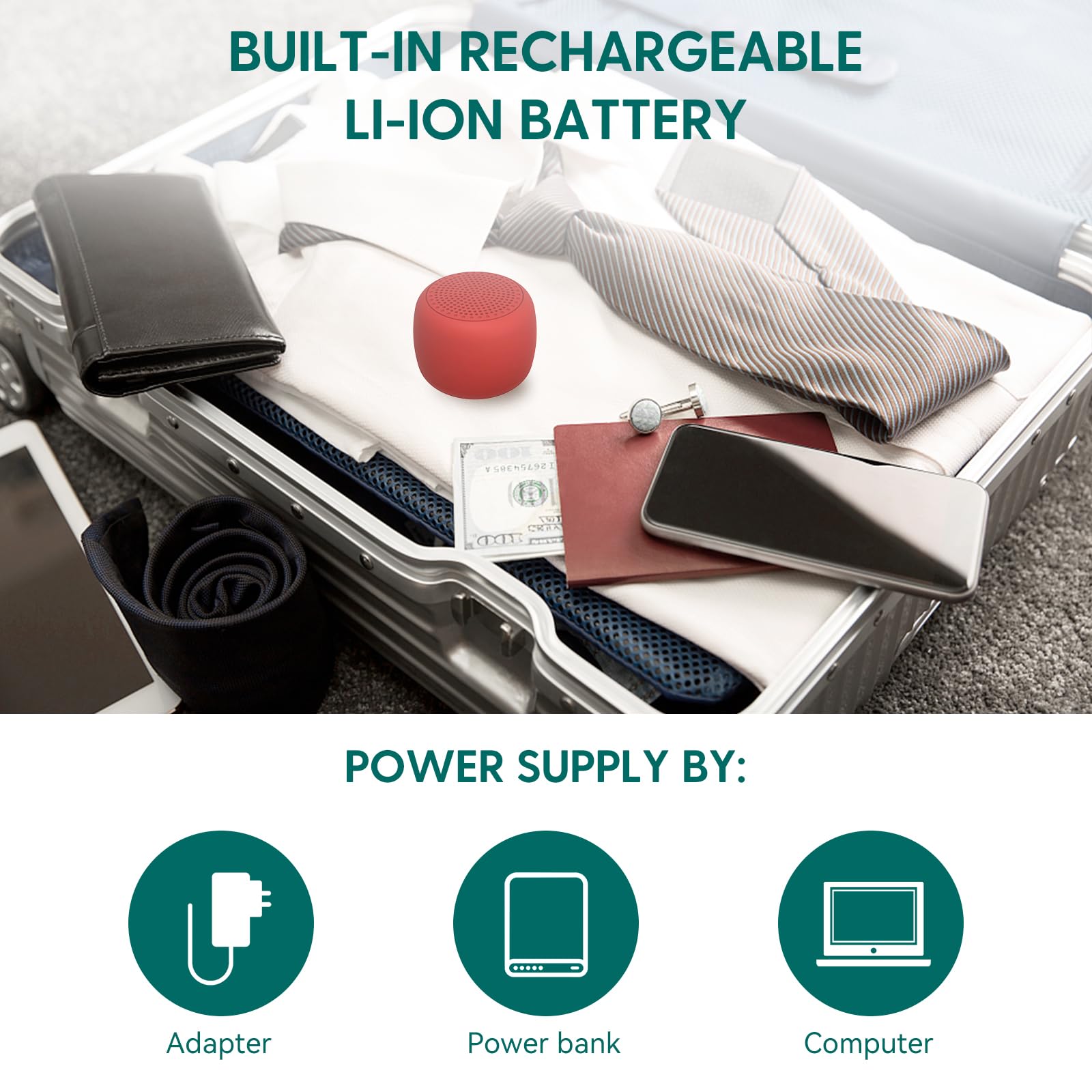Babelio carga USB-C para uso portátil y viaje