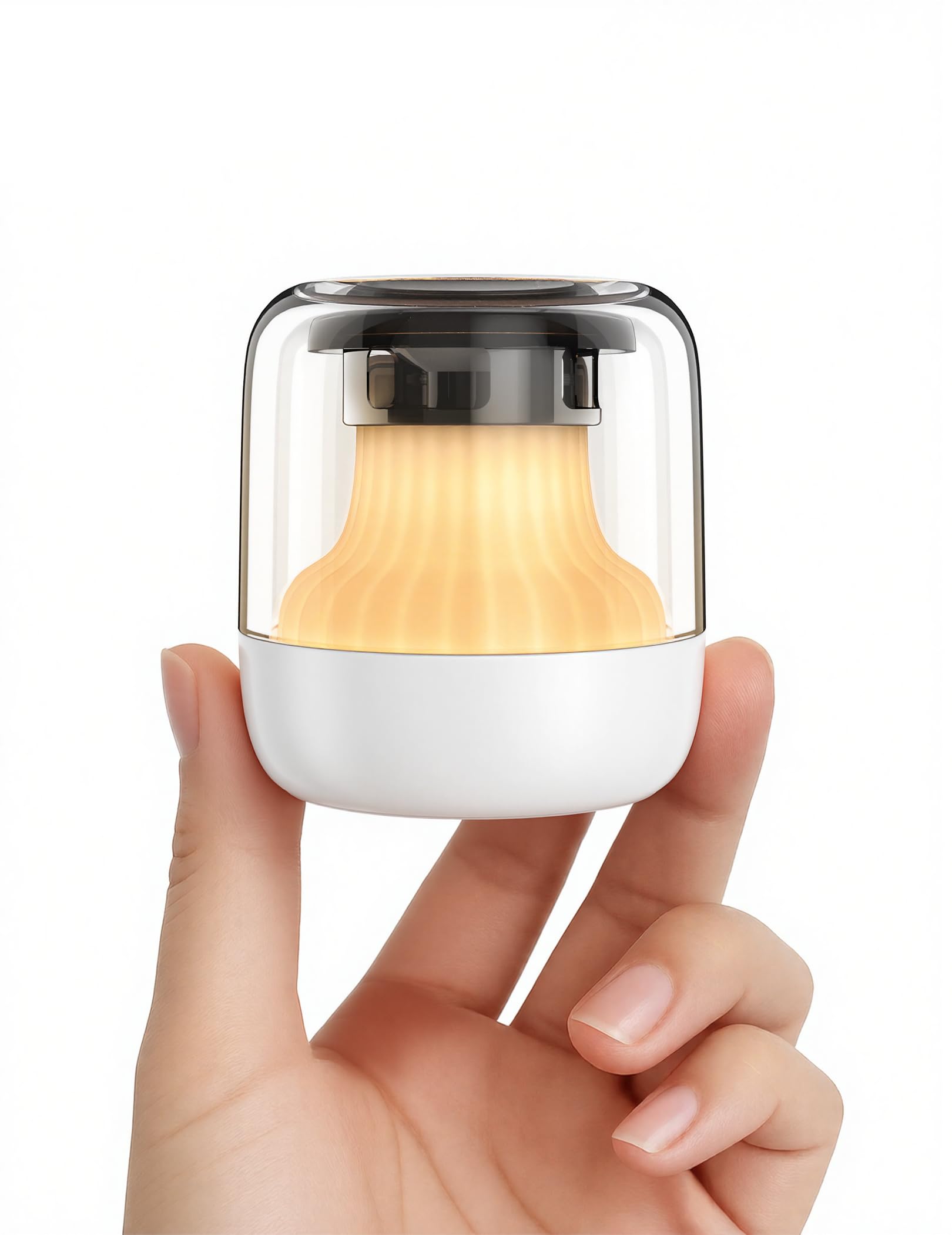 Babelio Pocket Glow muestra un tamaño ultra compacto, perfecto para bolsillos y viajes.
