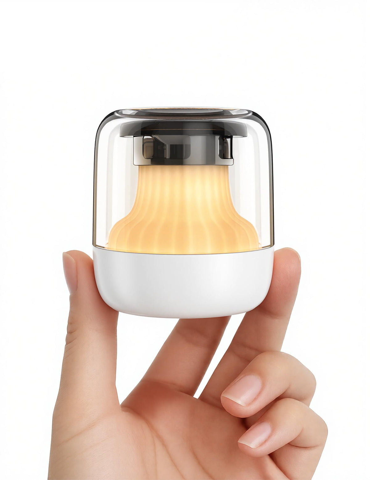 Babelio Pocket Glow muestra un tamaño ultra compacto, perfecto para bolsillos y viajes.