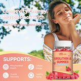 Babivek Urolithin A Gummies con resveratrol para bienestar metabólico y foco diario.