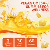 Babivek Omega-3 Gummies Vegan 1200mg dos gominolas: dosis diaria simple y deliciosa.