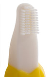 Baby Banana cabeza de cepillo silicona suave para encías delicadas.