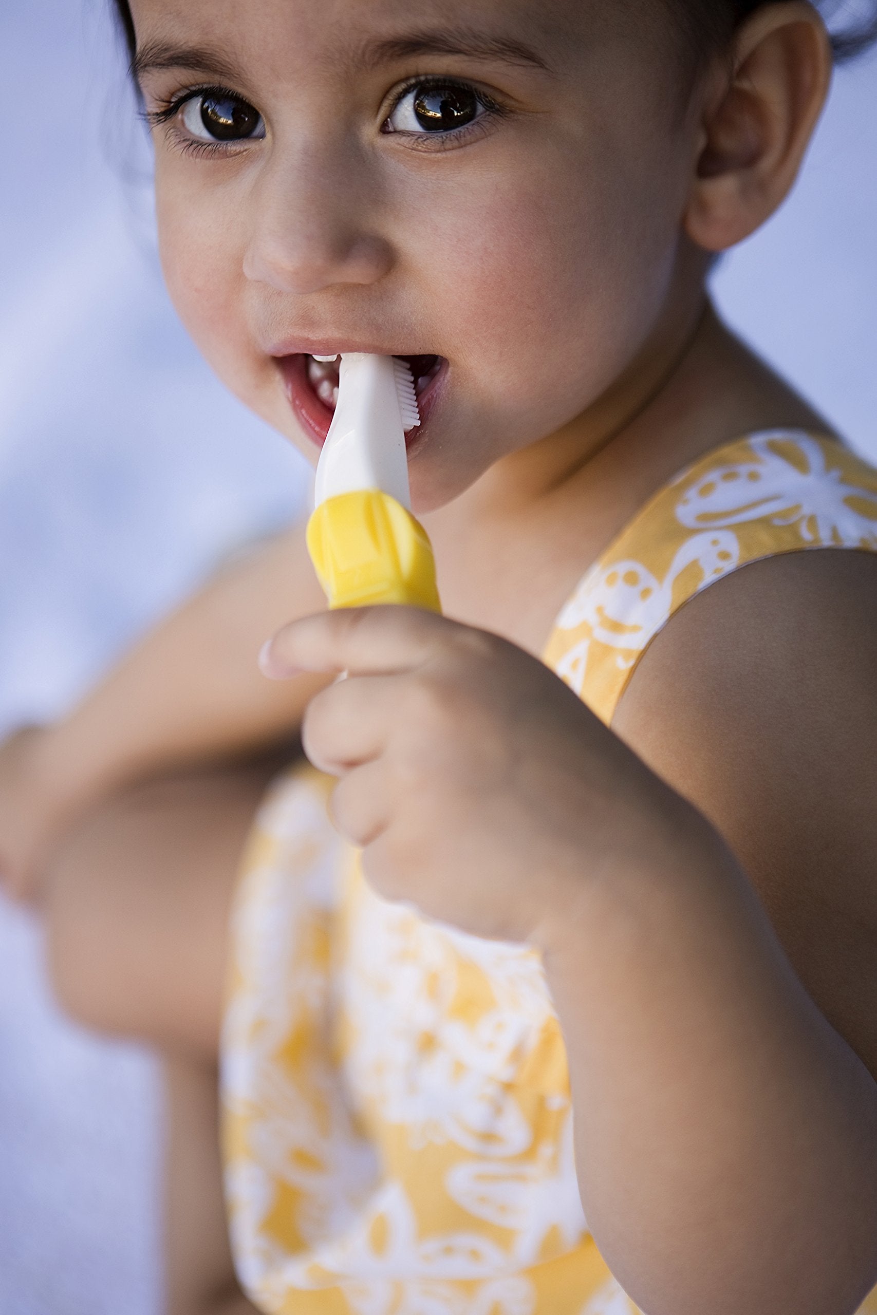 Baby Banana diseño banana divertido para hacer el cepillado más agradable.