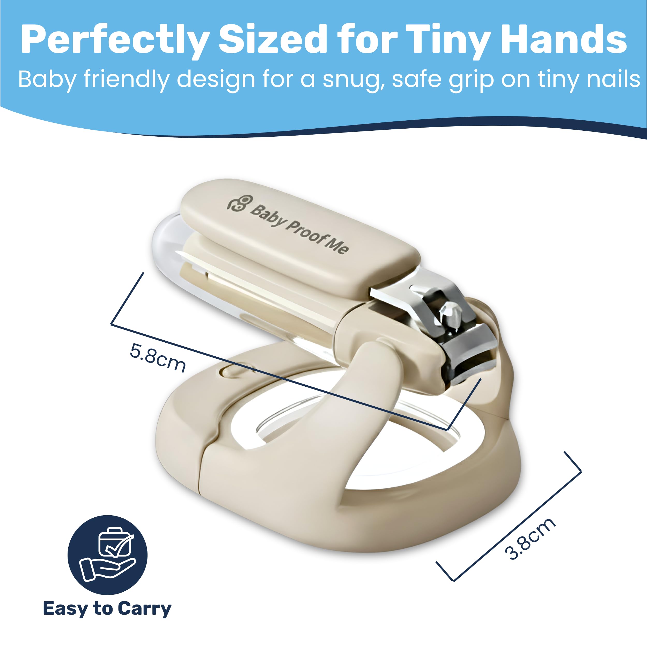 Baby Proof Me kit de cuidado de uñas para casa y viajes