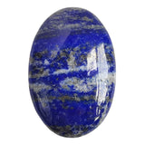 Bacatgem lapislazuli oval palma: piedra de masaje suave para relajacion