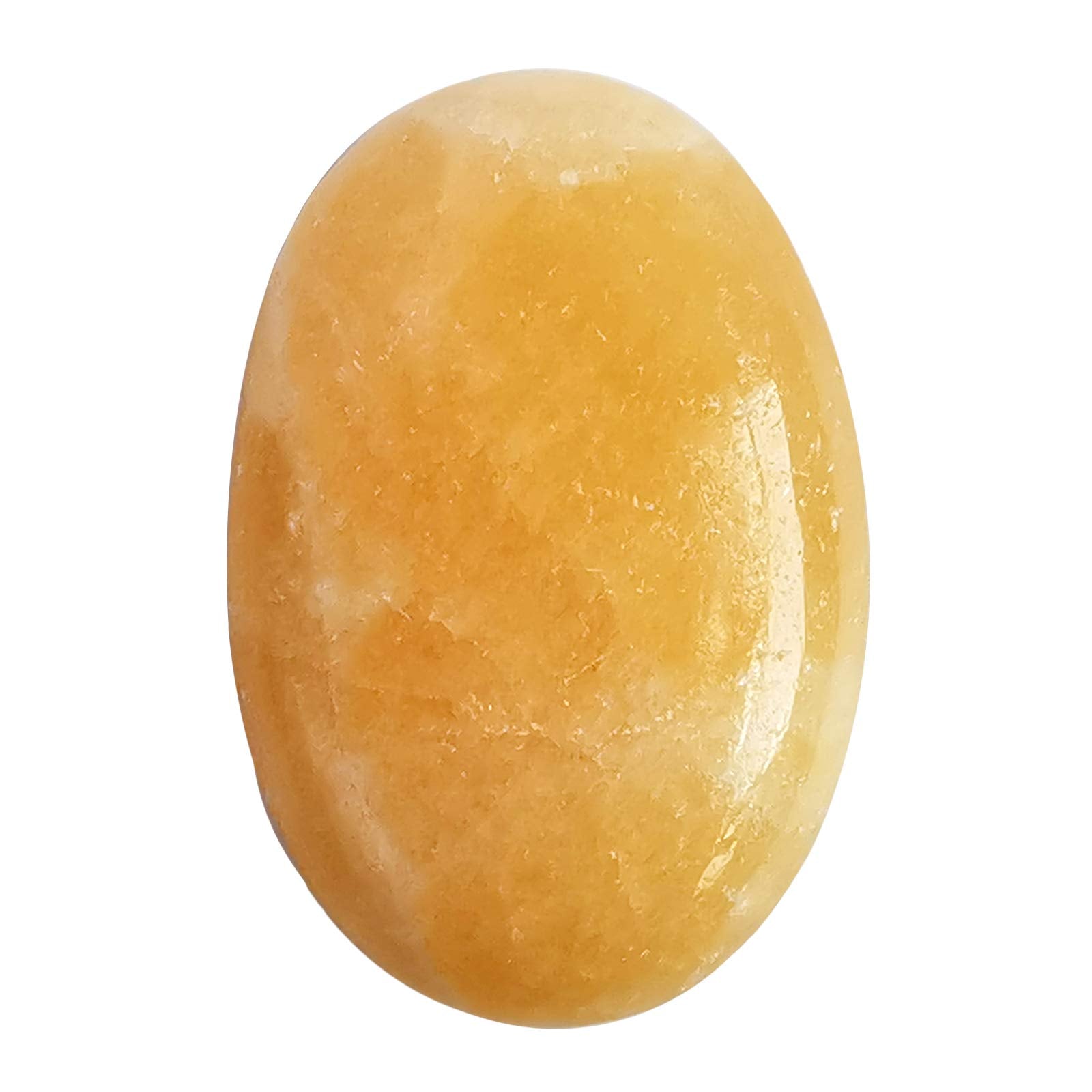 Piedra de preocupación ovalada de Bacatgem, ideal para relajación y meditación.