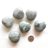 Bacatgem piedra luna mano para relajación y alivio del estrés.
