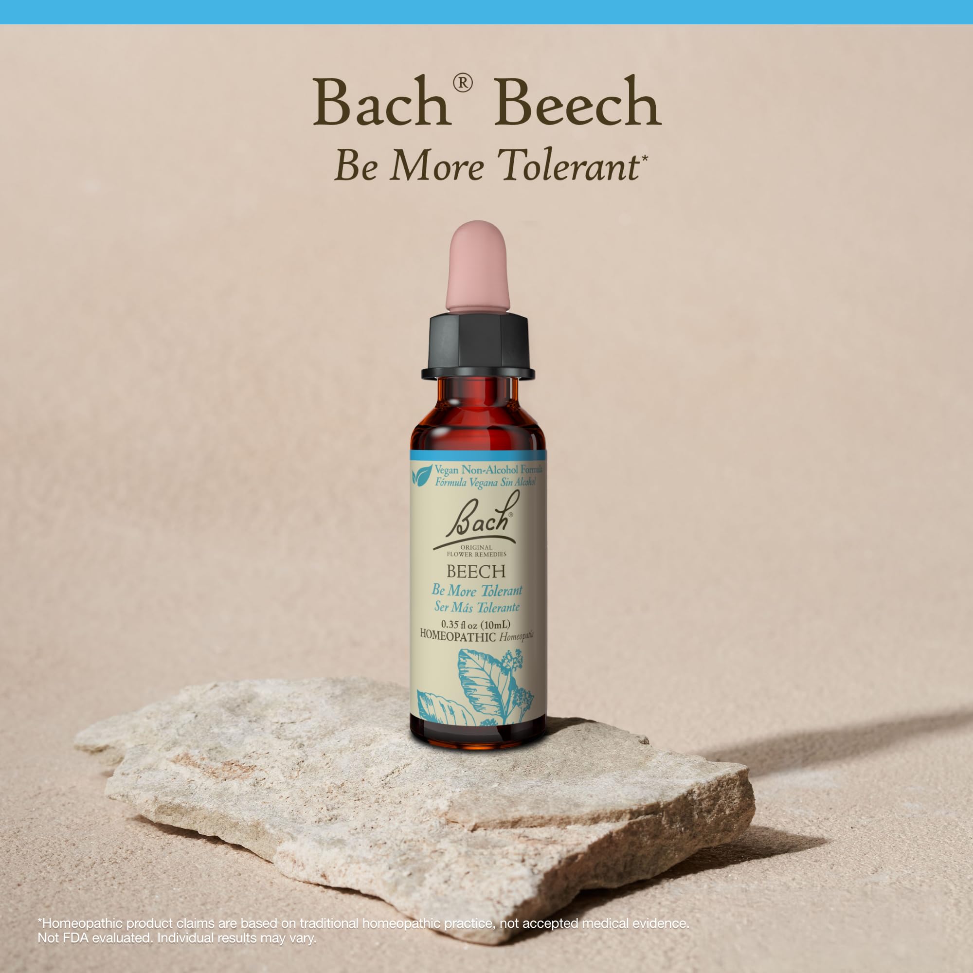 Presentación de 10 ml de Bach Beech con gotero