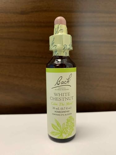 Remedios florales Bach White Chestnut: gotas para apoyar concentración y paz interior