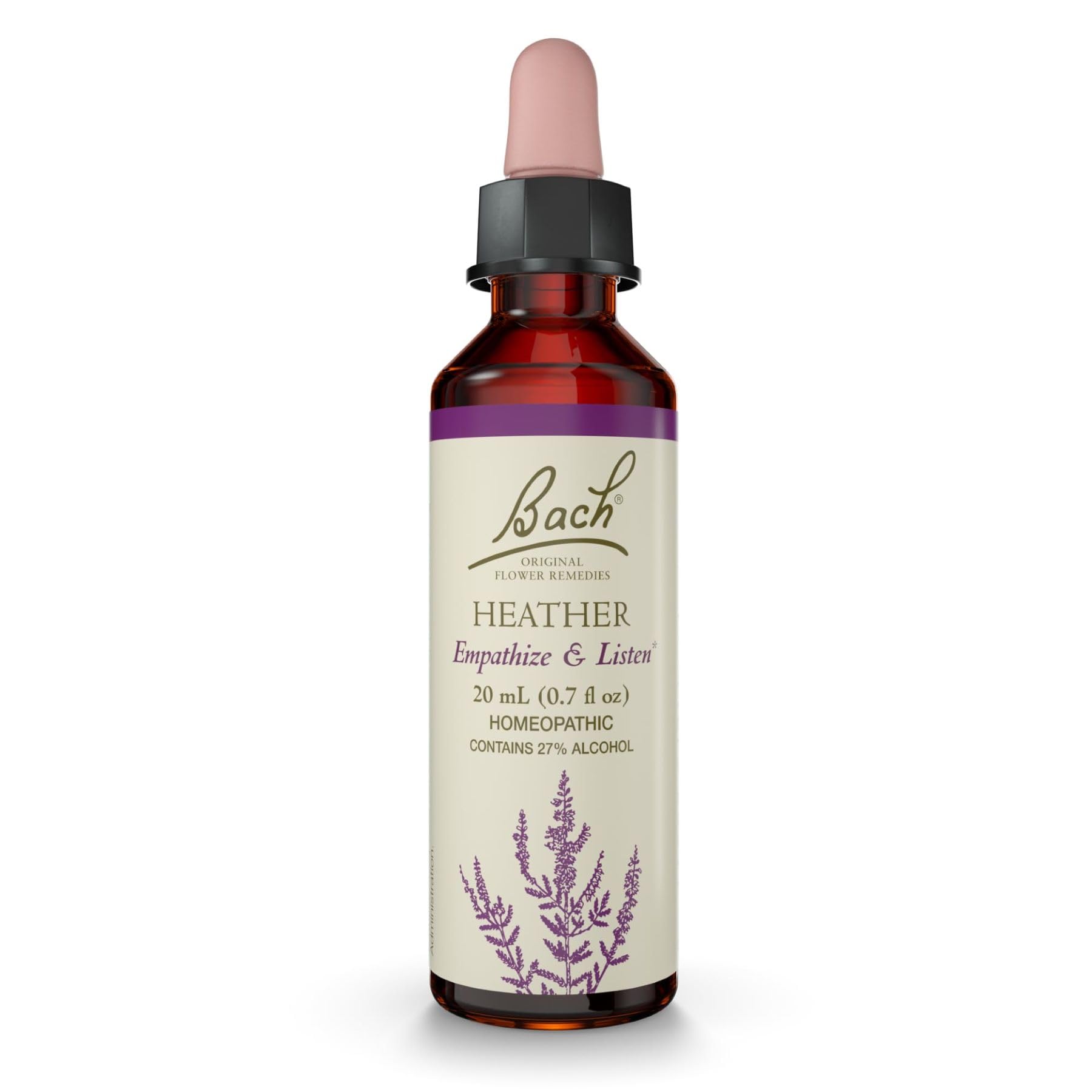 Bach Heather: empatizar y escuchar en una botella de 20 ml para equilibrio emocional
