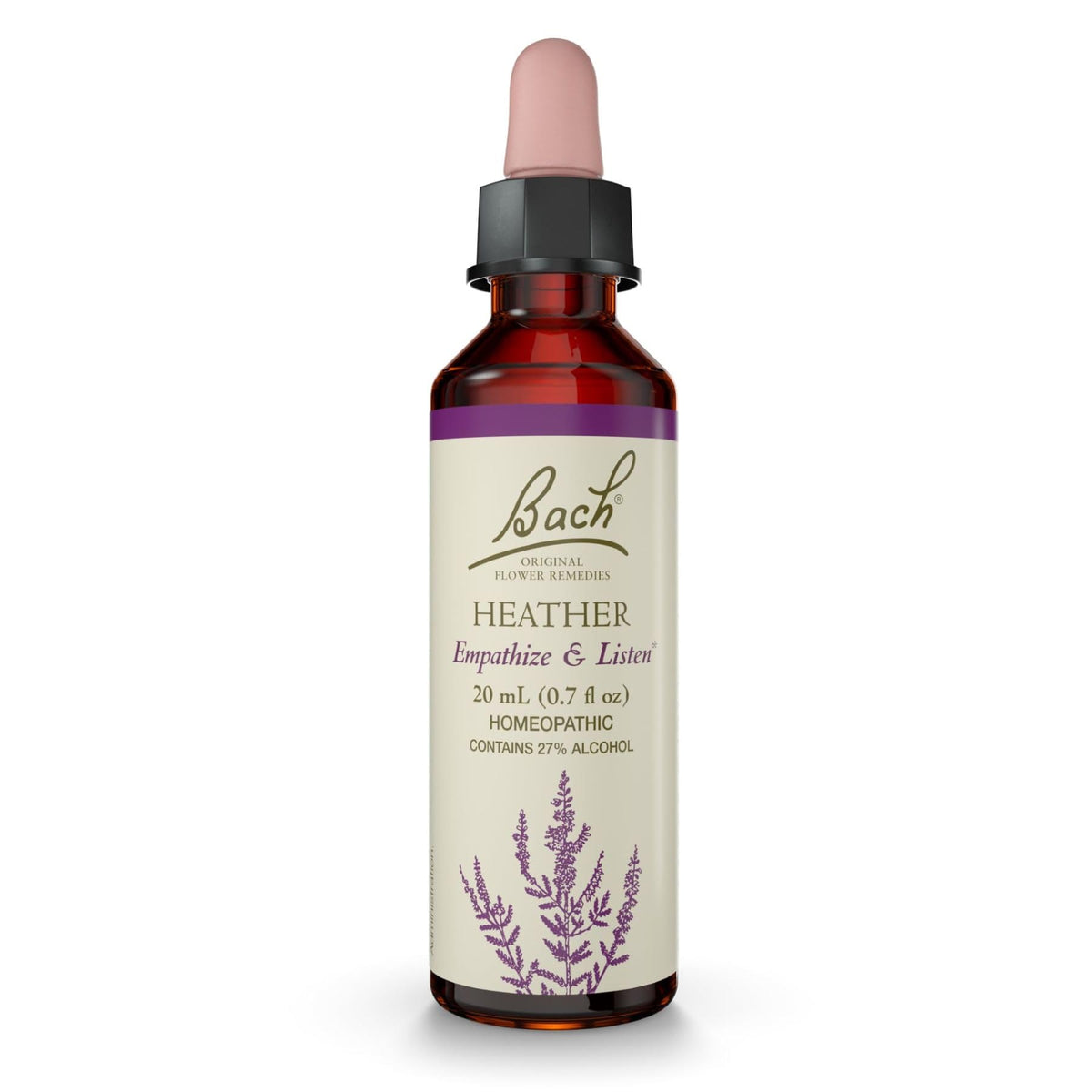 Bach Heather: empatizar y escuchar en una botella de 20 ml para equilibrio emocional