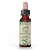 Bach Holly: botella de 10 ml para equilibrio emocional suave.