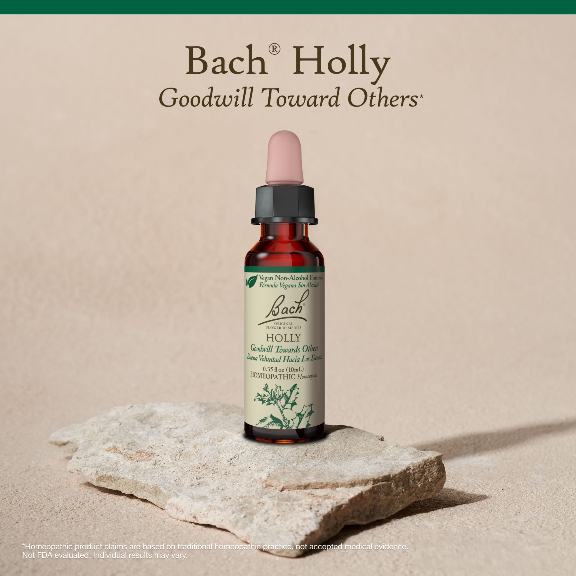 Uso diario de Bach Holly para apertura hacia los demás sin juicios.