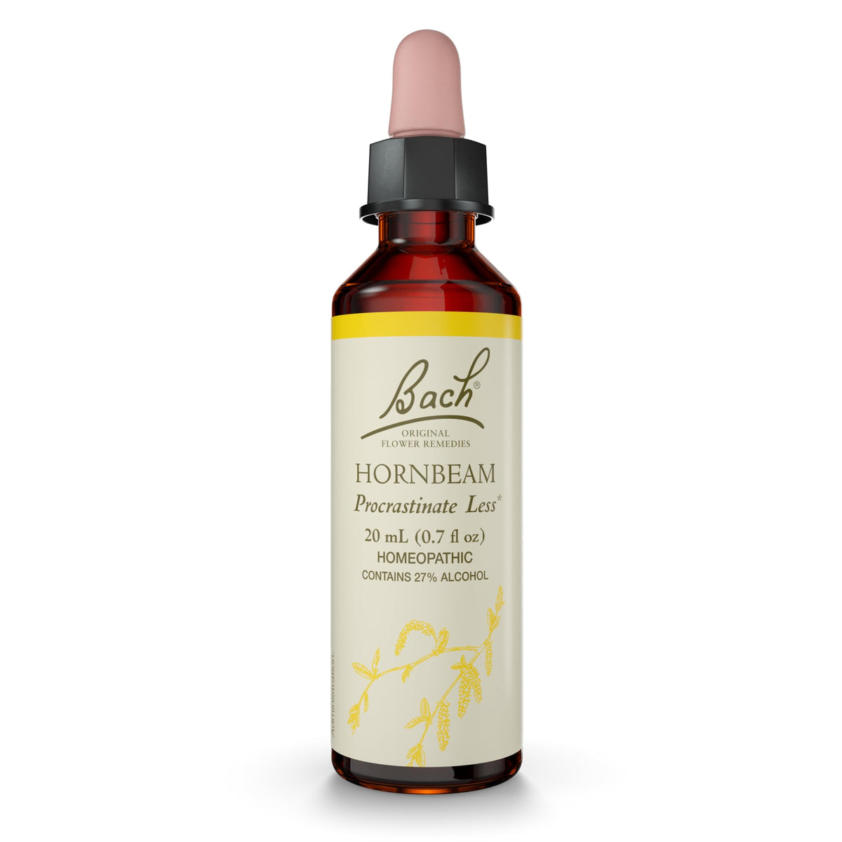 Bach Hornbeam botella-20ml, equilibrio emocional diario.