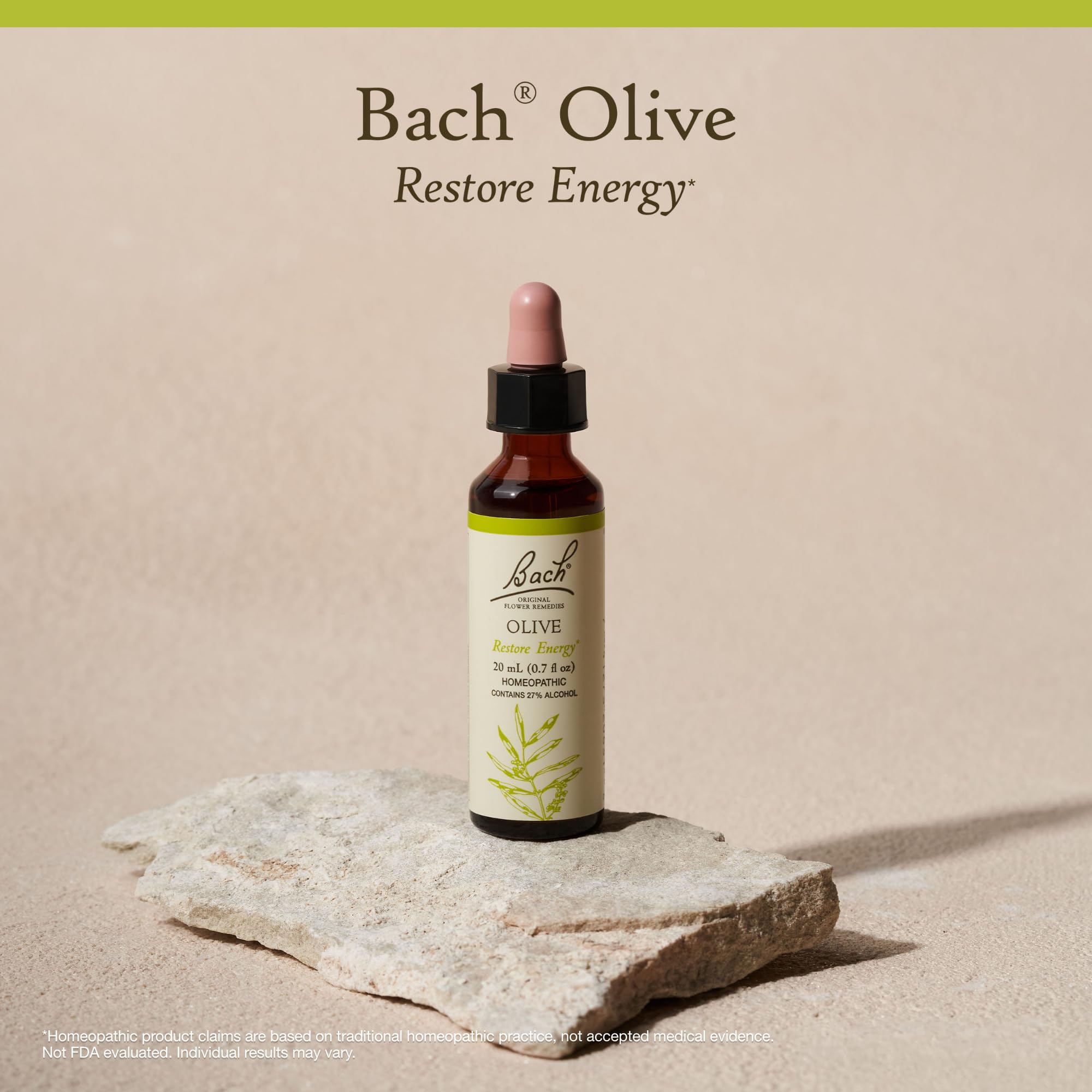 Bach Olivo: envase compacto para llevarlo en la mochila.