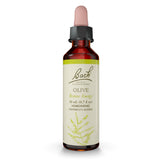 Bach Olivo: frasco de remedio floral para revitalizar energía emocional.