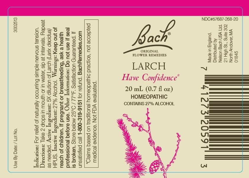 Bach Remedios Florales Larch para mejorar la determinación ante retos