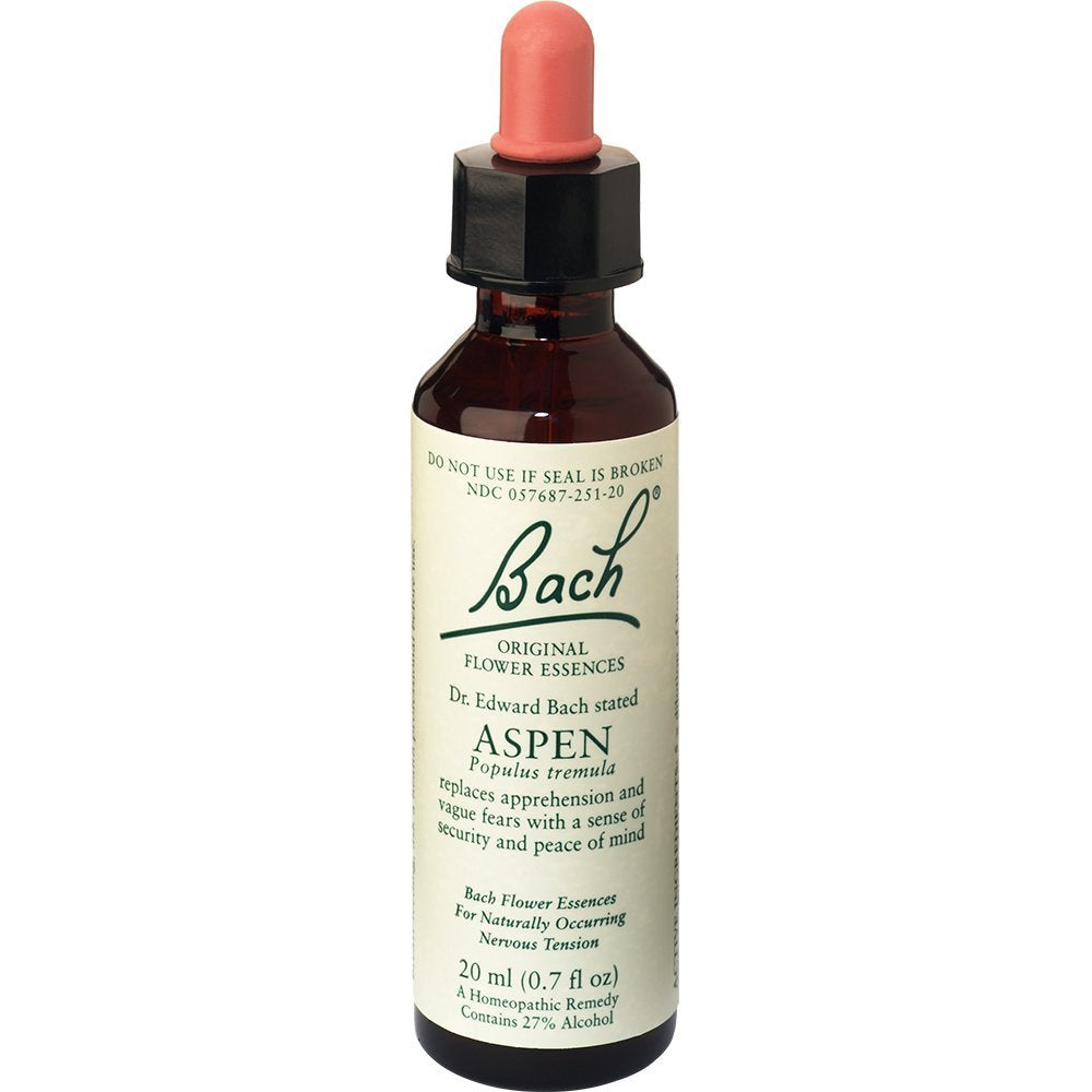 Bach Aspen: botella con gotero para equilibrio emocional diario