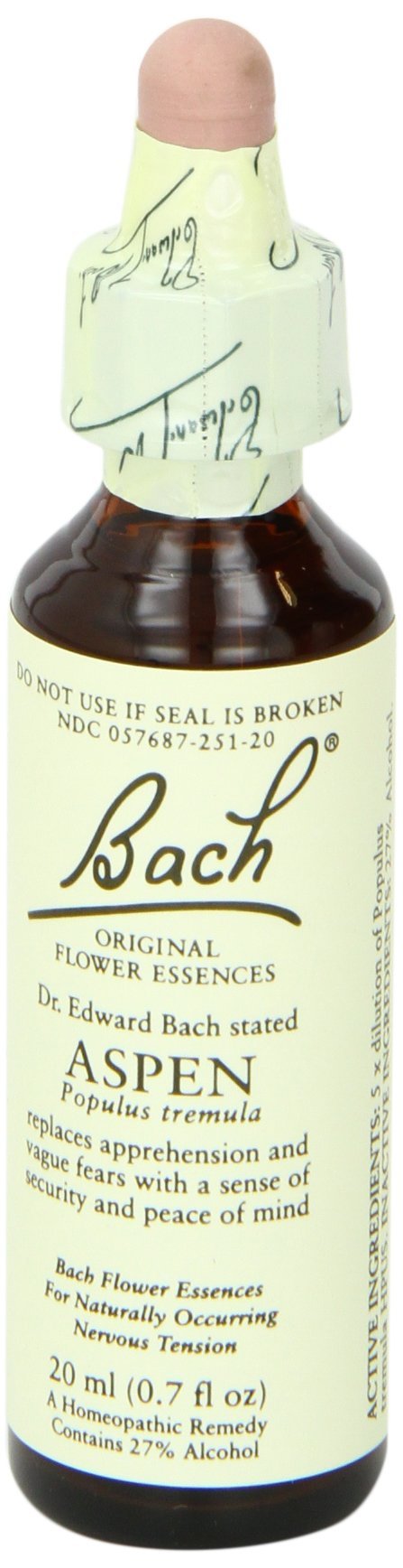 Etiqueta de Aspen Bach: indicaciones claras para uso familiar