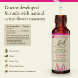 Bach Castaño Dulce, uso sublingual para claridad mental en momentos desafiantes.