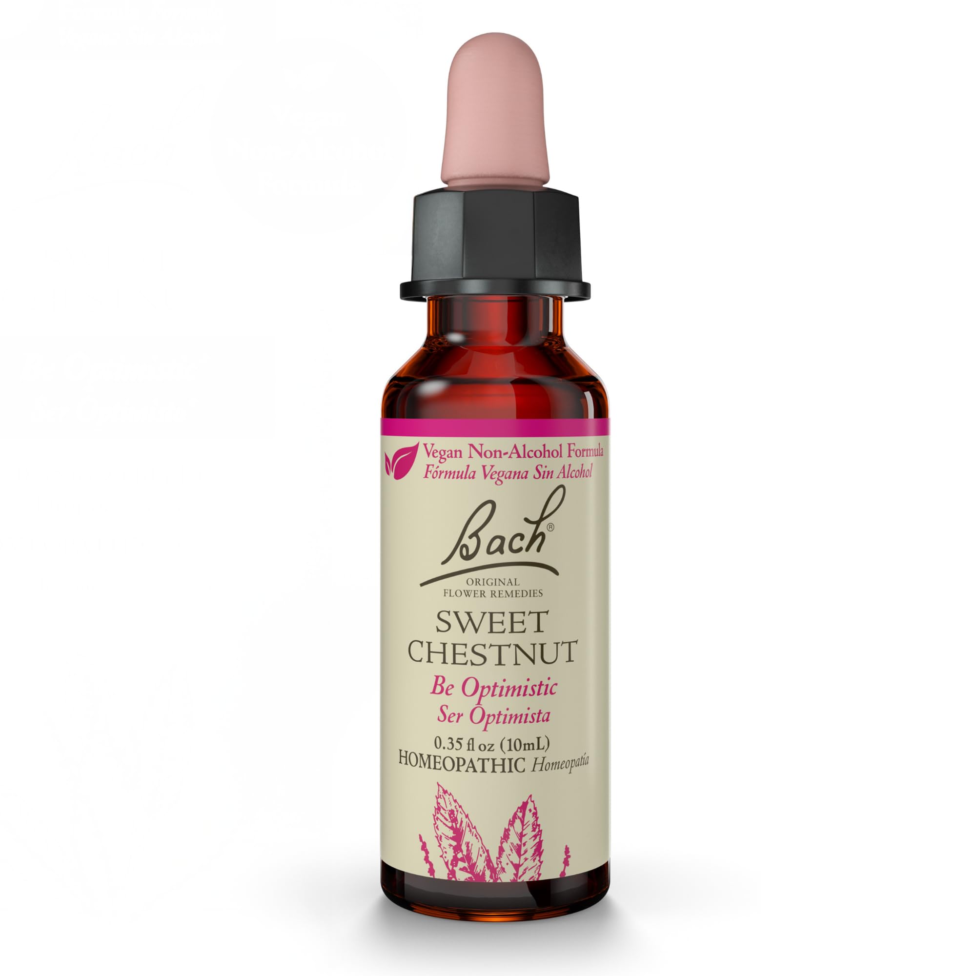 Bach Castaño Dulce, botella con gotero para equilibrio emocional diario.