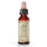 Bach Original Flower Remedies cerezo en flor, botella con gotero para calmar.