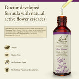 Bach Impatiens 20ml, botella con gotero, muestra concentración suave y paciencia