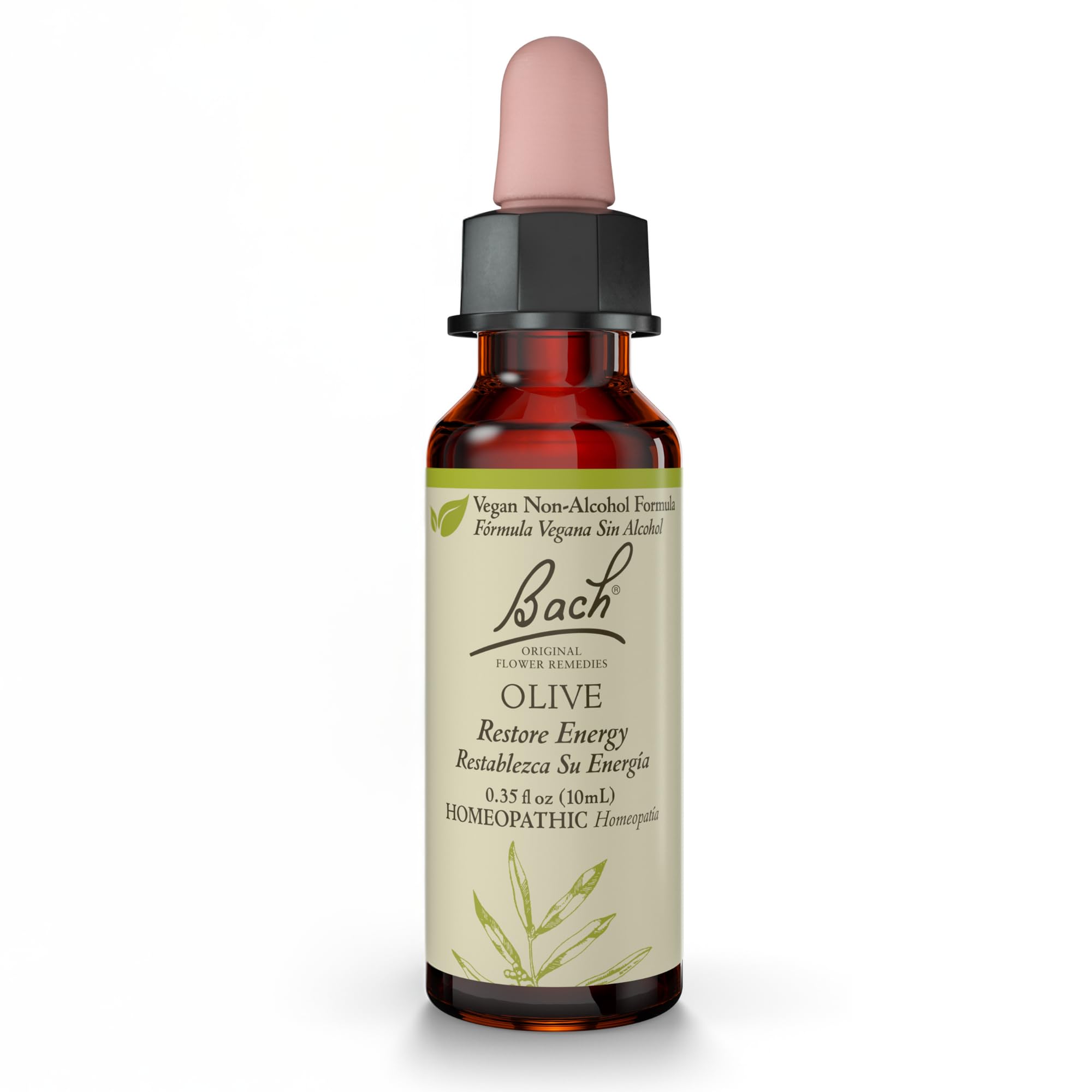 Bach Olive botella: revitaliza energía emocional con esencias florales