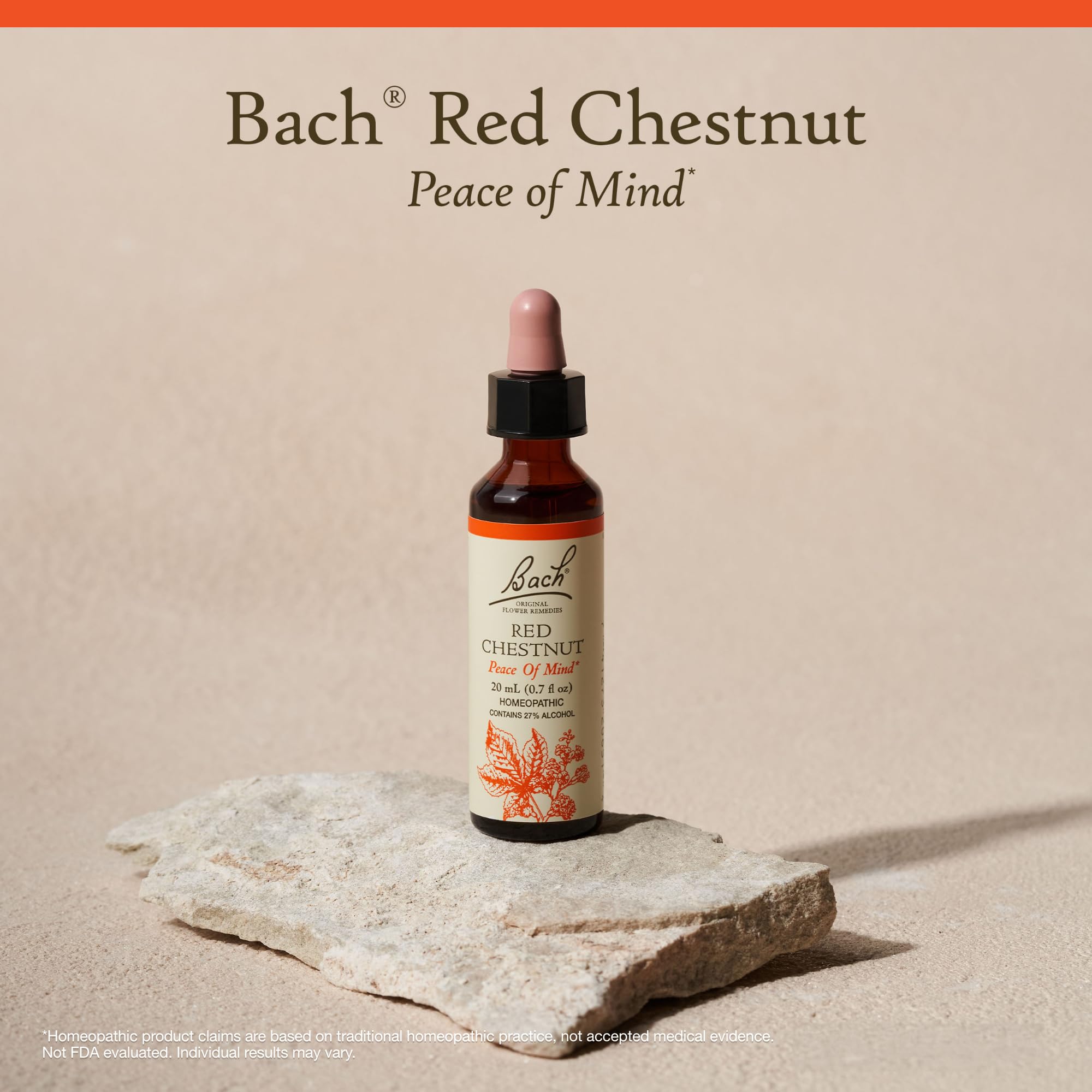 Uso en vaso o bebida con Bach Castaño Rojo para equilibrio emocional ligero