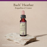 Bach Heather uso diario con bebidas: opción suave para equilibrio emocional.